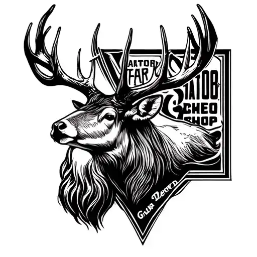 Stag For Dead Grand Fathers Gun Shop Emblem