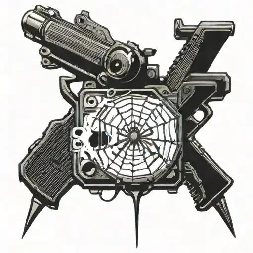 Spider On A Gun
