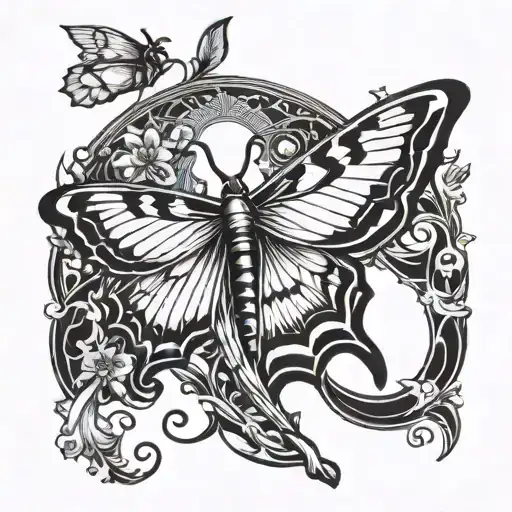 Lunar Moth And Dagger