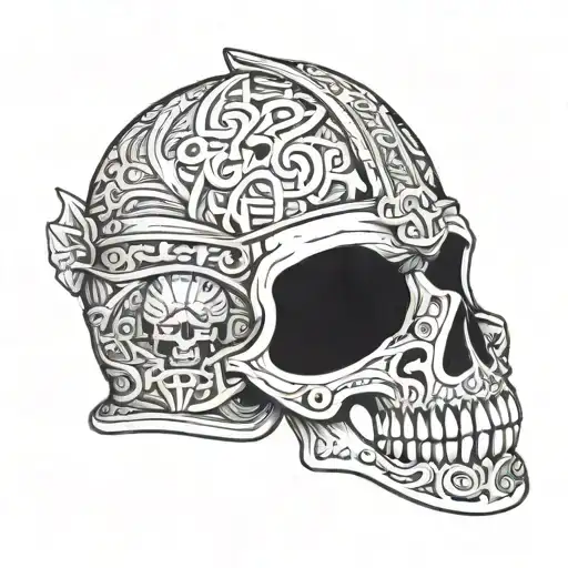 Skull Gladiator Helmet