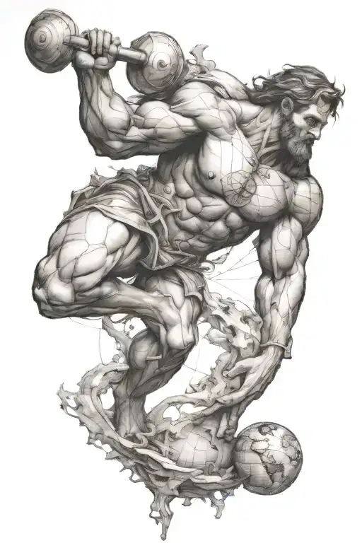 Atlas Holding Up The World