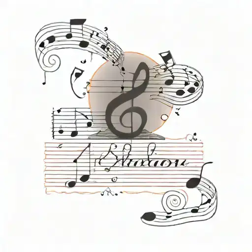 Music Notes With Sunset And Quote That Says Every Bad Situation Is A Blues Song Waiting To Happen