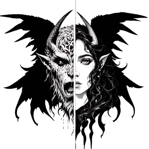 Half Demon Half Angel
