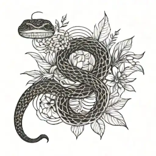 Snake And Plants