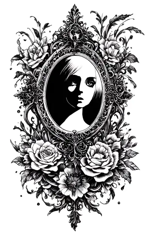 Goth Victorian Styl Mirror