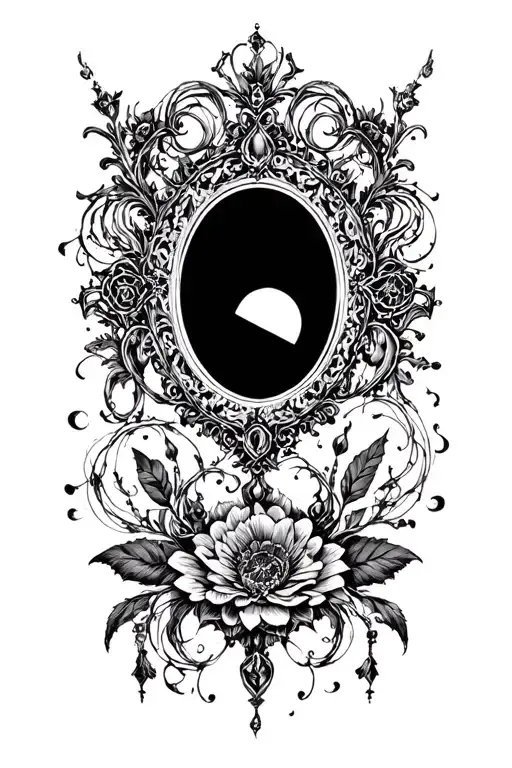 Goth Victorian Styl Mirror