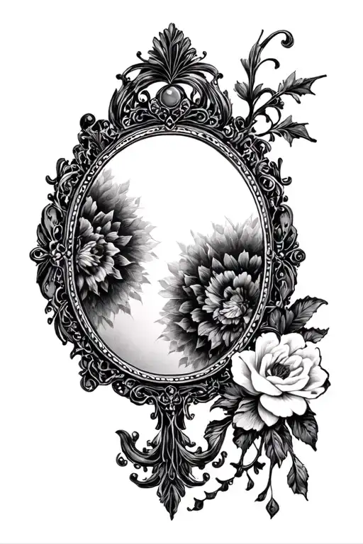 Goth Victorian Styl Mirror