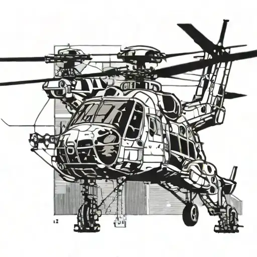Soldier And Military Helicopter Newspaper