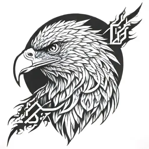 Eagle Built Partly With The Fibonacci Sequence