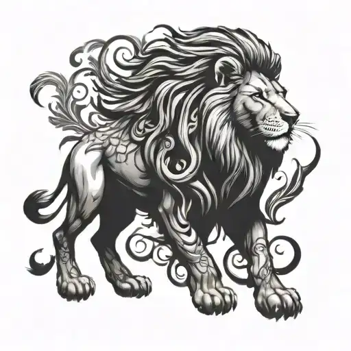 Lion Standing