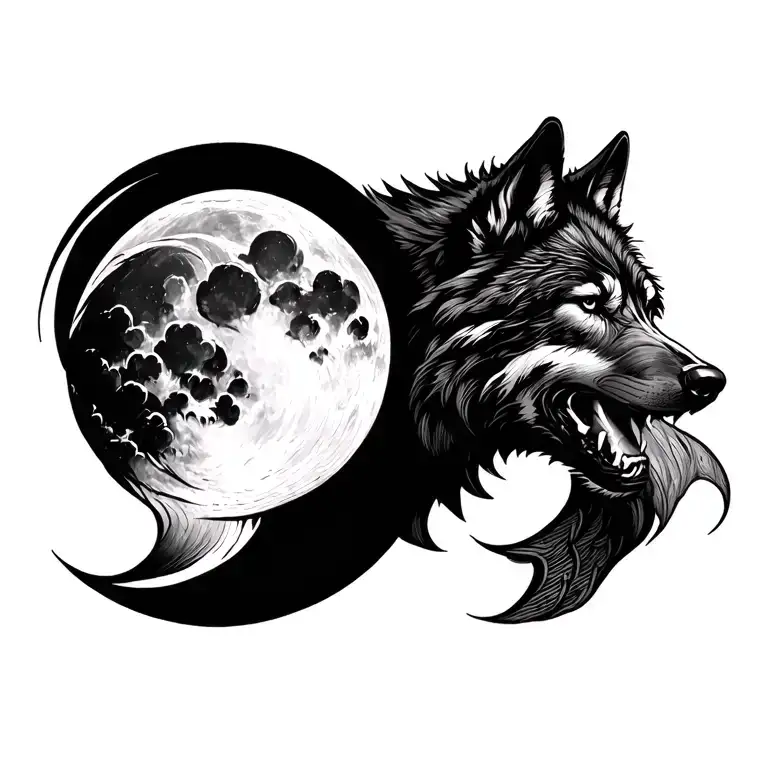 Dark Moon Wolf