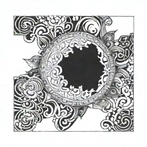 A Black Space Surrounded By Shadows Where I Can Put A Quote