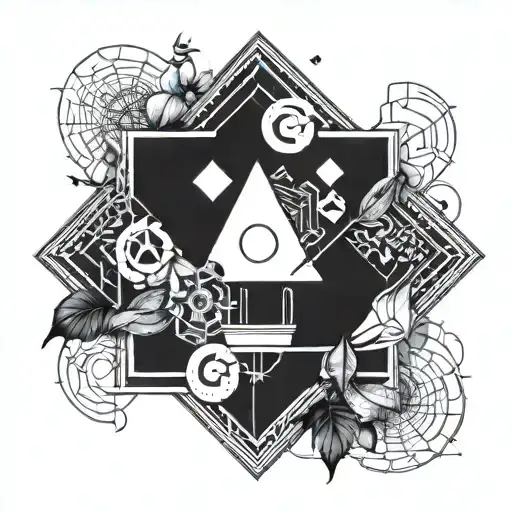 A Geometric Design Incorporating Elements Of Edm Music And Psychedelics