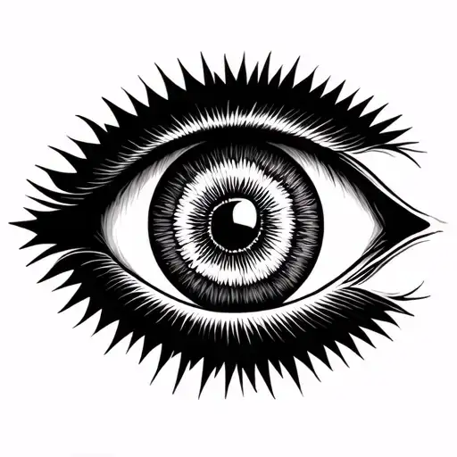 Mesmerizing Eye Symbol Integrated