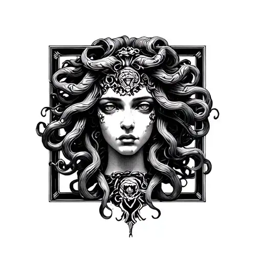 Medusa With Versace Frame
