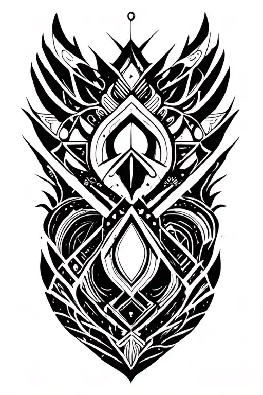 Abstract Geometrical Ornamental