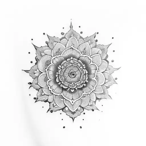 Floral Mendhi Above The Knee