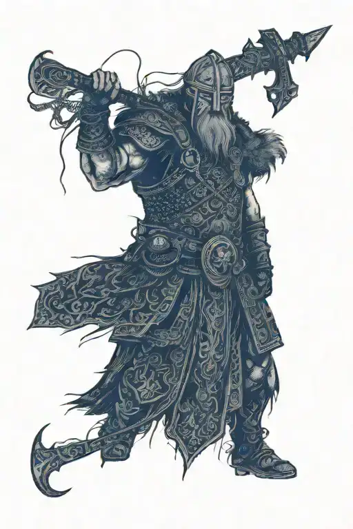 Battle Worn Viking Warrior