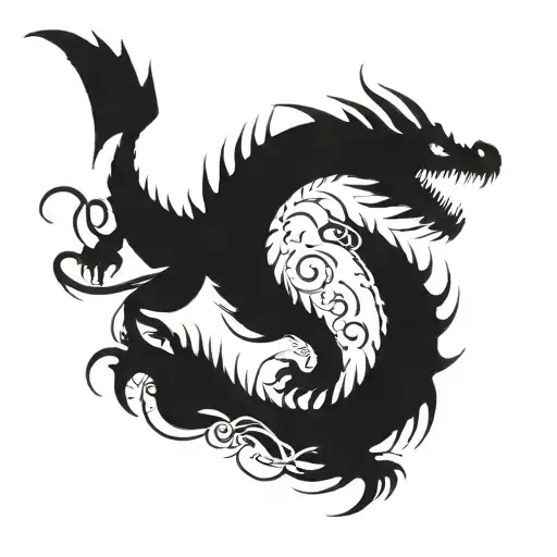 A Qa Engineer Battling A Dragon In A Digital Landscape