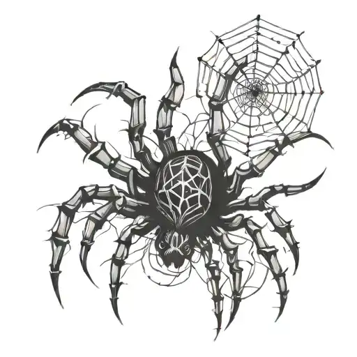 Gothic Abstract Spider