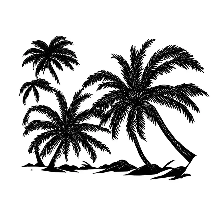 Two Palm Trees