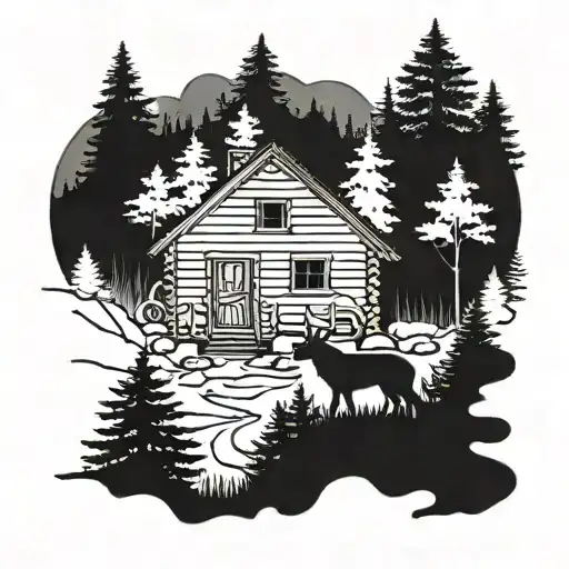 Hunting From A Cabin In The Woods