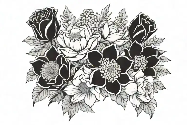 Birth Flower Bouquet