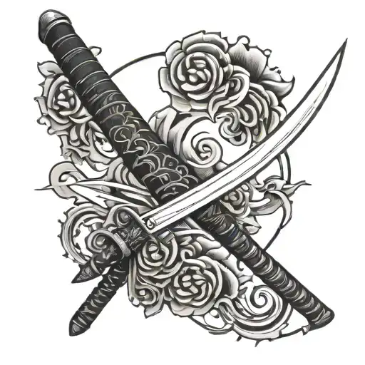 Only Long Katana No Background