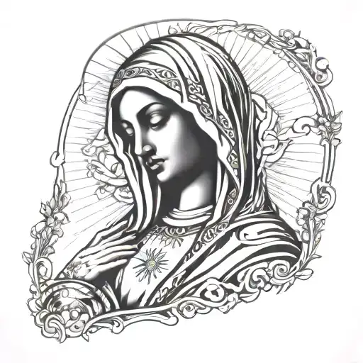 Virgin Mary With Sexy Eyes