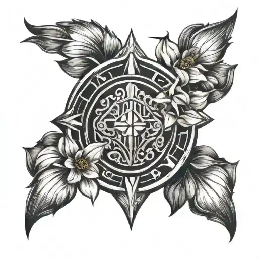 Spartan Shield Protecting Flowers