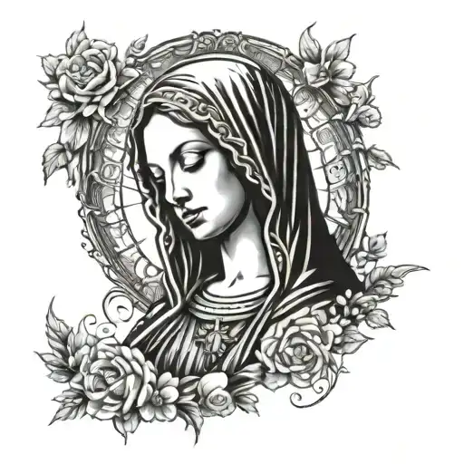 Virgin Mary Sensual And With Sexy Eyes