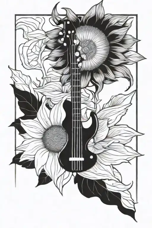 Bass And Sunflower