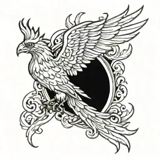 Phoenix Cumming Out Of A Zippo