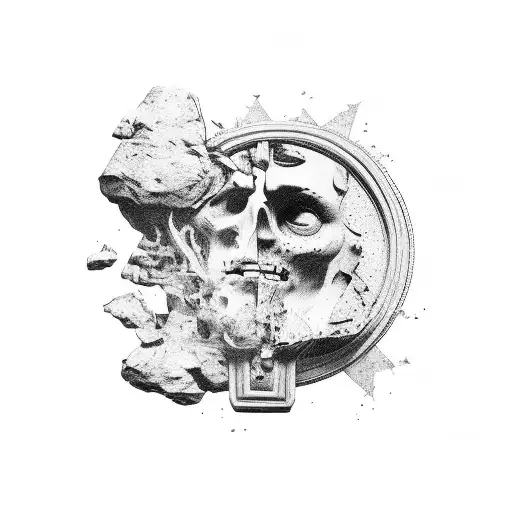 Romaniam Esculture Broken