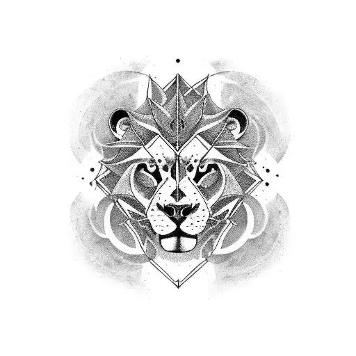 Full Arm Sleeve Tattoo With A Fierce Lion And Bear And Wolf And Tiger