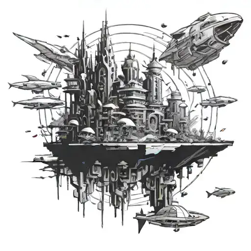 A Futuristic Underwater City Inspired By Alita Battle Angel