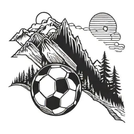 Mountains And Football