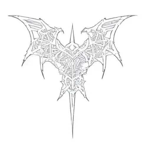 A Symbol Of A Metal Band