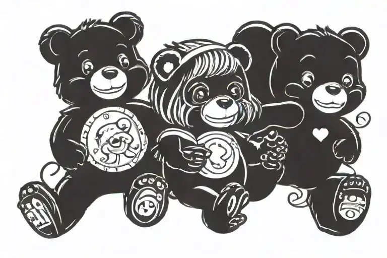 Emo Care Bears