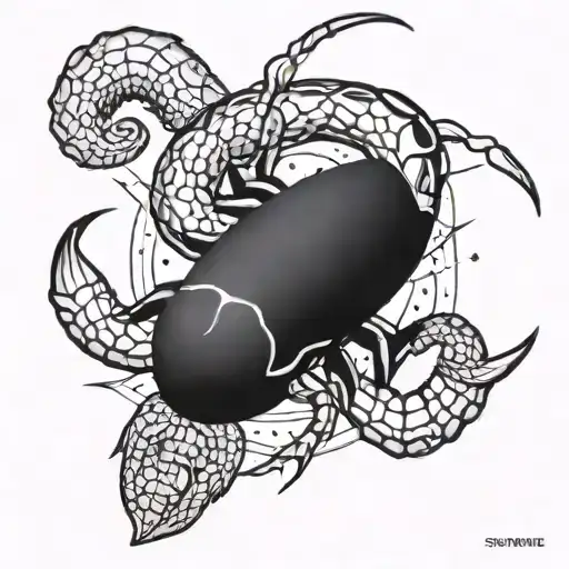 Scorpio Tattoo Zodiac Star Sign