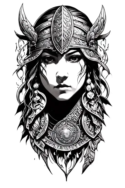 Warrior With Strength And Innocence Than Our Gentle