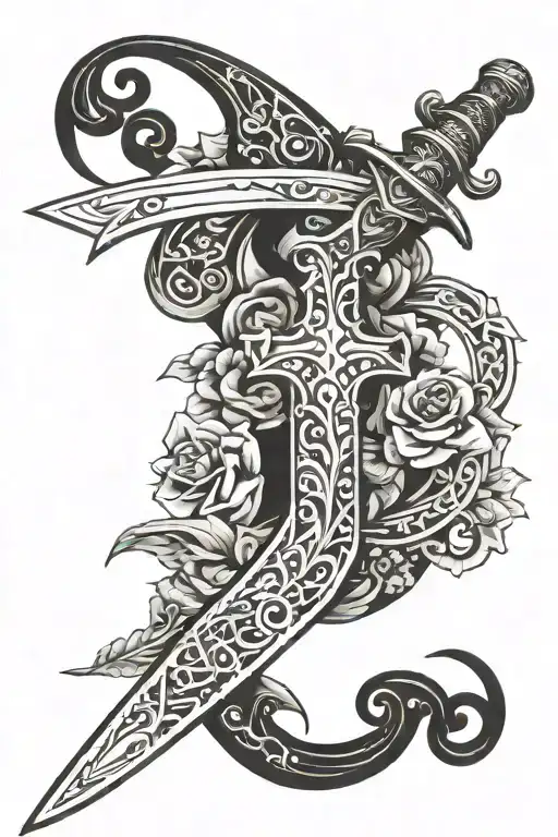 Thin Sword With A Hole