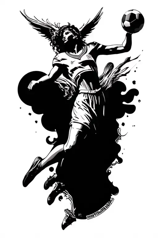 Football And Goddes Nike