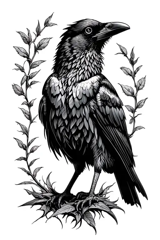Crow Standing