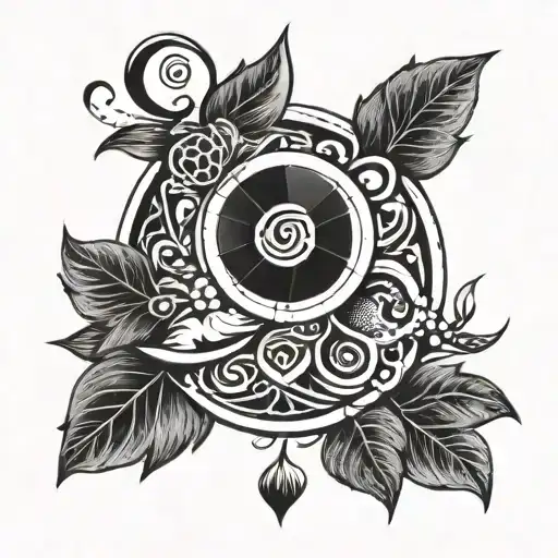A Therapist And Teacher Symbol Merged Into A Unique Tattoo Design