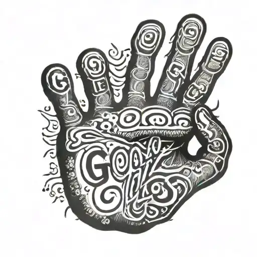 Hand Print And Word Goons