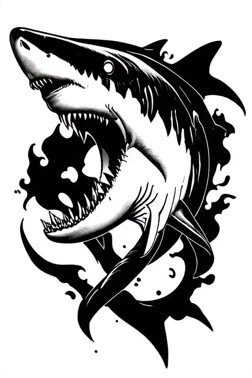 Shark Minimalistic Design