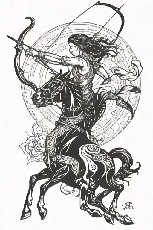 Sagittarius Archer Riding