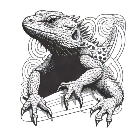 Bearded Dragon Sup-board