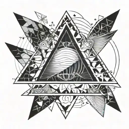 Circle With Triangle Rays Coming